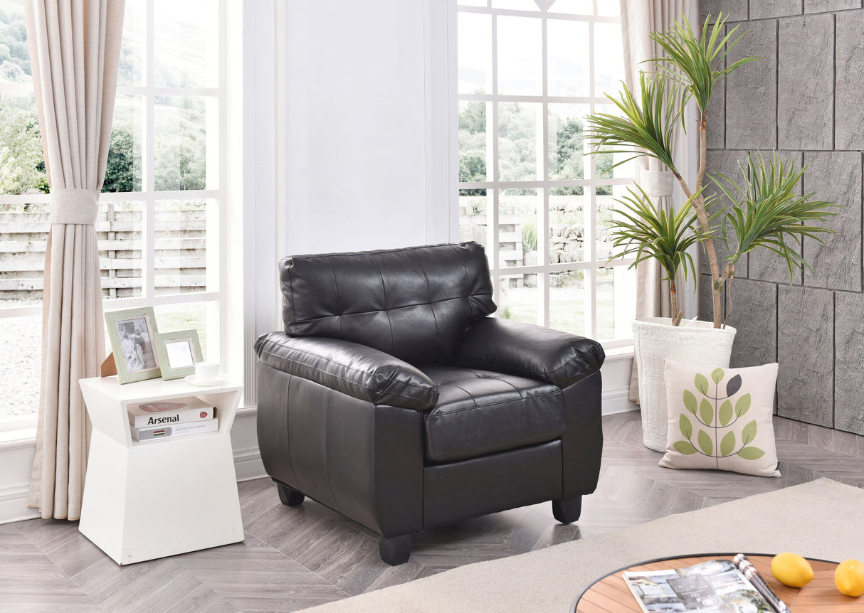 Glory Furniture Gallant G903A-C Chair , BLACK - Home Elegance USA