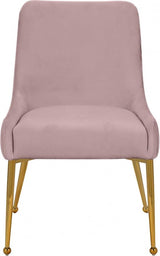 Meridian Furniture - Ace Velvet Dining Chair Set Of 2 In Pink - 855Pink