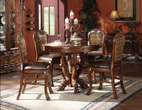 Acme Furniture - Dresden 5 Piece Dining Room Set in Cherry - 12160-5SET
