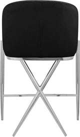 Meridian Furniture - Xavier Counter Stool Set Of 2 In Black - 866Black-C