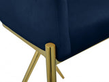 Meridian Furniture - Xavier Counter Stool Set Of 2 In Navy - 867Navy-C