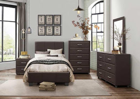 Lorenzi 6 Piece Full Size Bedroom Set 2220Fdbr-1-6Set | Homelegance