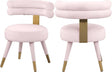 Fitzroy Dining Chair Set Of 2 In Pink - 747Pink-C | Meridian