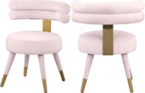 Meridian Furniture - Fitzroy Dining Chair Set Of 2 In Pink - 747Pink-C