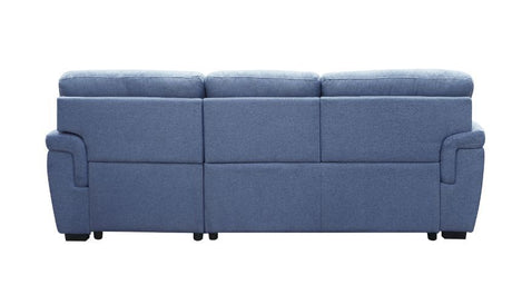 Haruko - Sectional Sofa - Blue Fabric - Home Elegance USA