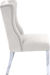 Meridian Furniture - Suri Velvet Dining Chair Set Of 2 In Cream - 809Cream-C