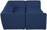 Miramar - Modular Sectional 6 Piece - Navy - Modern & Contemporary - Home Elegance USA