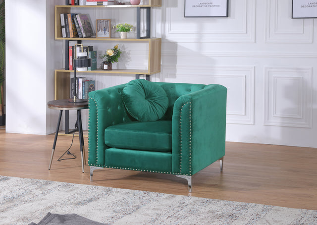 Glory Furniture Pompano G895A-C Chair , GREEN - Home Elegance USA
