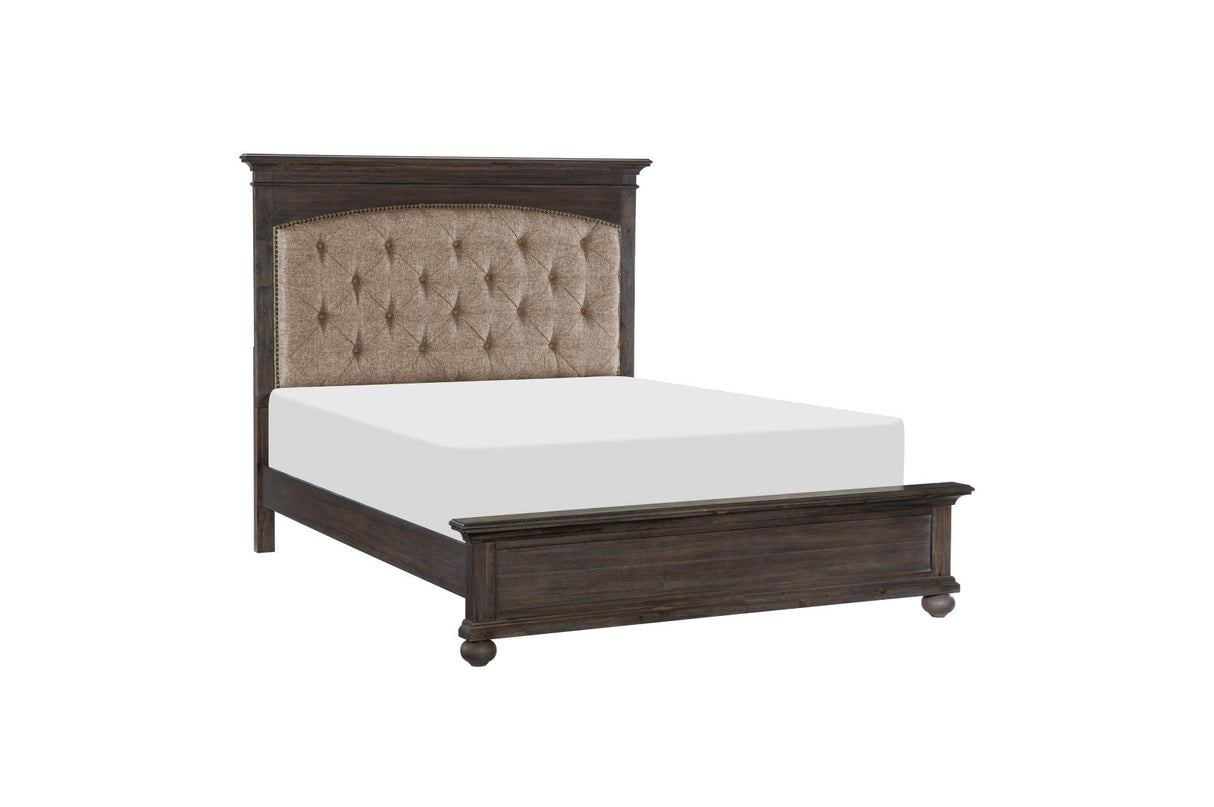 Homelegance - Motsinger 6 Piece Queen Bedroom Set In Brown - 1400-1-6Set