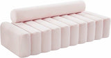 Meridian Furniture - Melody Velvet Sofa In Pink - 647Pink-S