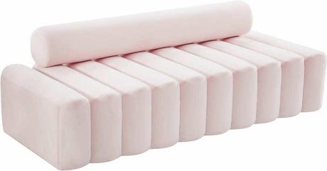 Meridian Furniture - Melody Velvet Sofa In Pink - 647Pink-S