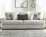 Mercado - Pewter - 4 Pc. - Sofa, Loveseat, Chair And A Half With Ottoman - Home Elegance USA