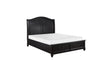 Herman Eastern King Platform Bed With Footboard Storage In Charcoal Brown 1420K-1Ek* | Homelegance