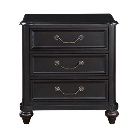 Herman Night Stand In Charcoal Brown 1420-4 | Homelegance