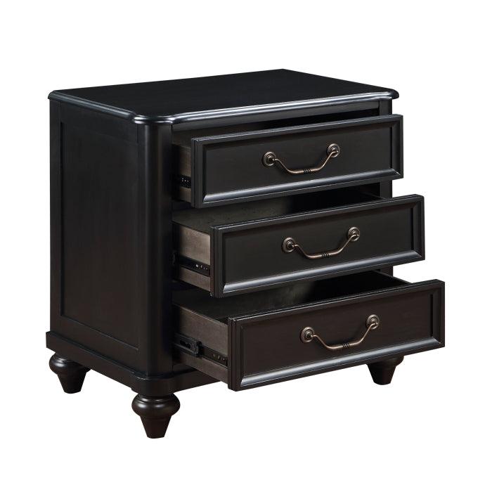 Homelegance - Herman 4 Piece Queen Bedroom Set In Charcoal Brown - 1420-1*4
