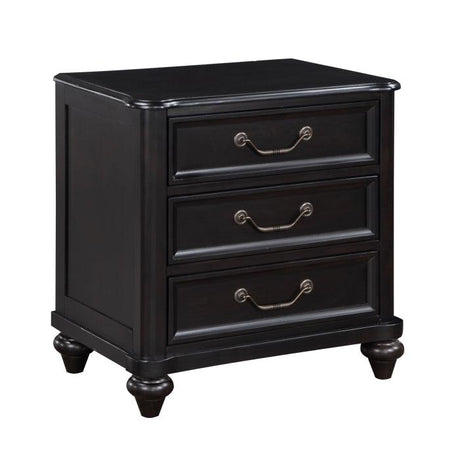 Homelegance - Herman Night Stand In Charcoal Brown - 1420-4