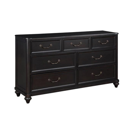 Herman 5 Piece Queen Bedroom Set In Charcoal Brown 1420-1*5 | Homelegance