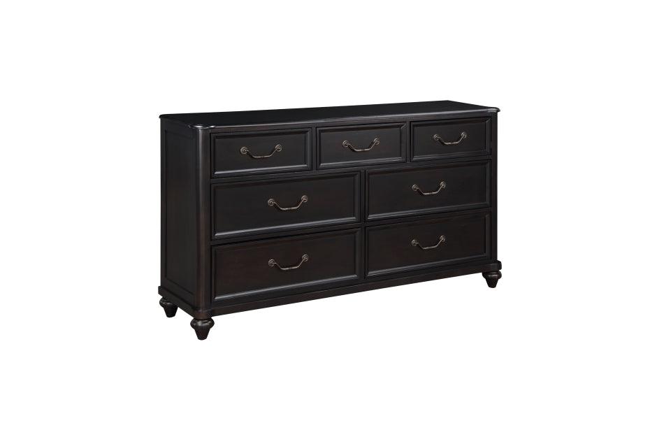 Homelegance - Herman 5 Piece Eastern King Bedroom Set In Charcoal Brown - 1420-1Ek*5