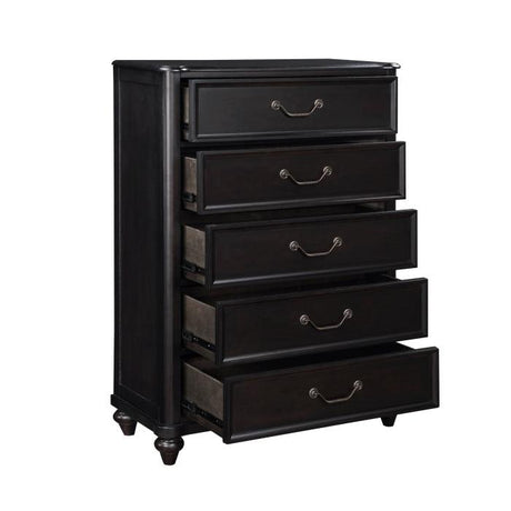 Herman 6 Piece Queen Bedroom Set In Charcoal Brown 1420-1*6 | Homelegance