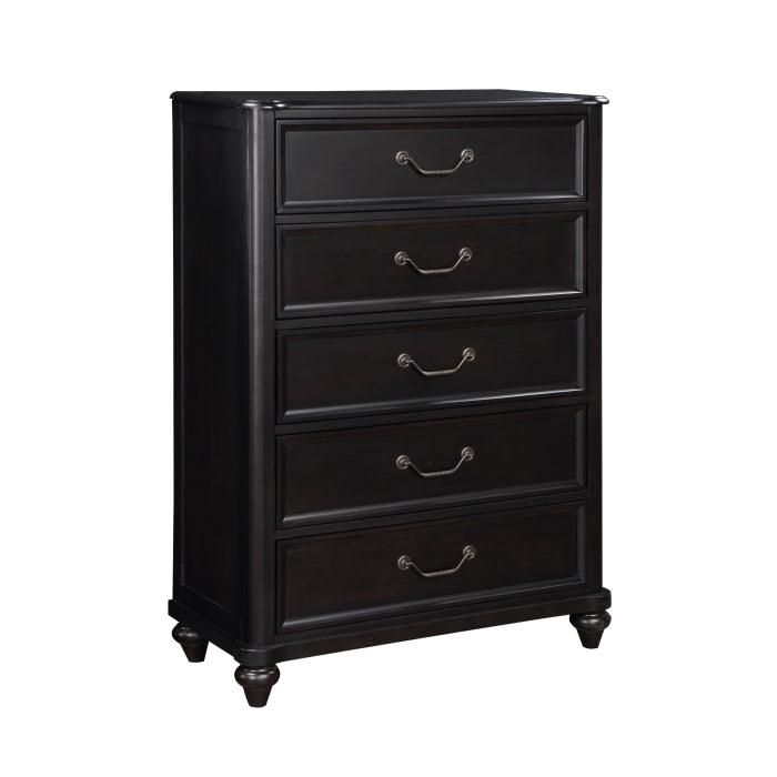 Homelegance - Herman 6 Piece Queen Bedroom Set In Charcoal Brown - 1420-1*6