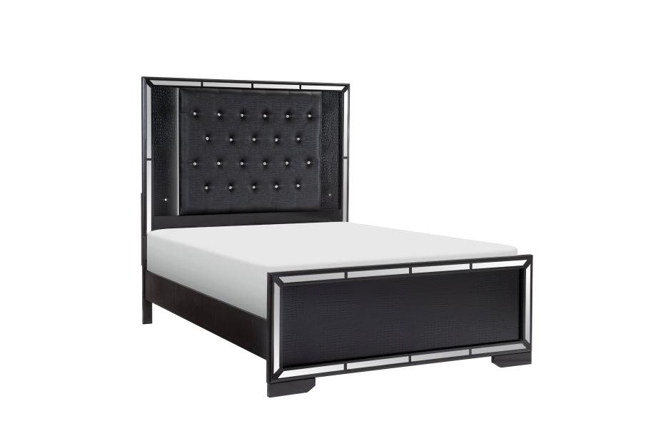 Aveline 3 Piece Eastern King Bedroom Set In Black 1428Bkk - 1Ek*3 | Homelegance | Home Elegance USA