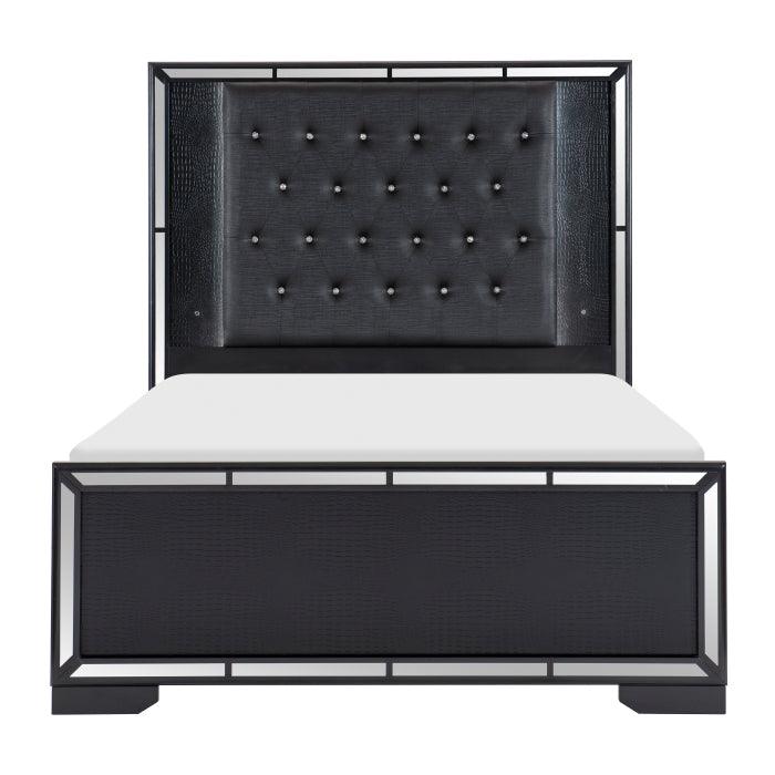 Aveline Eastern King Bed In Black 1428Bkk - 1Ek* | Homelegance | Home Elegance USA