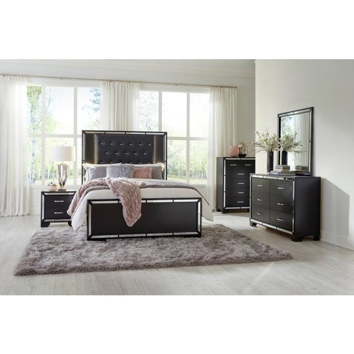 Aveline Eastern King Bed In Black 1428Bkk - 1Ek* | Homelegance | Home Elegance USA
