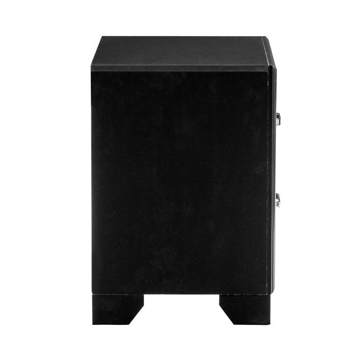 Aveline Night Stand In Black 1428Bk - 4 | Homelegance | Home Elegance USA