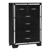 Aveline 6 Piece Queen Bedroom Set In Black 1428Bk - 1*6 | Homelegance | Home Elegance USA