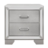 Aveline Night Stand In Silver 1428Sv - 4 | Homelegance | Home Elegance USA