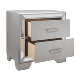 Aveline 5 Piece Eastern King Bedroom Set In Silver 1428Svk - 1Ek*5 | Homelegance | Home Elegance USA