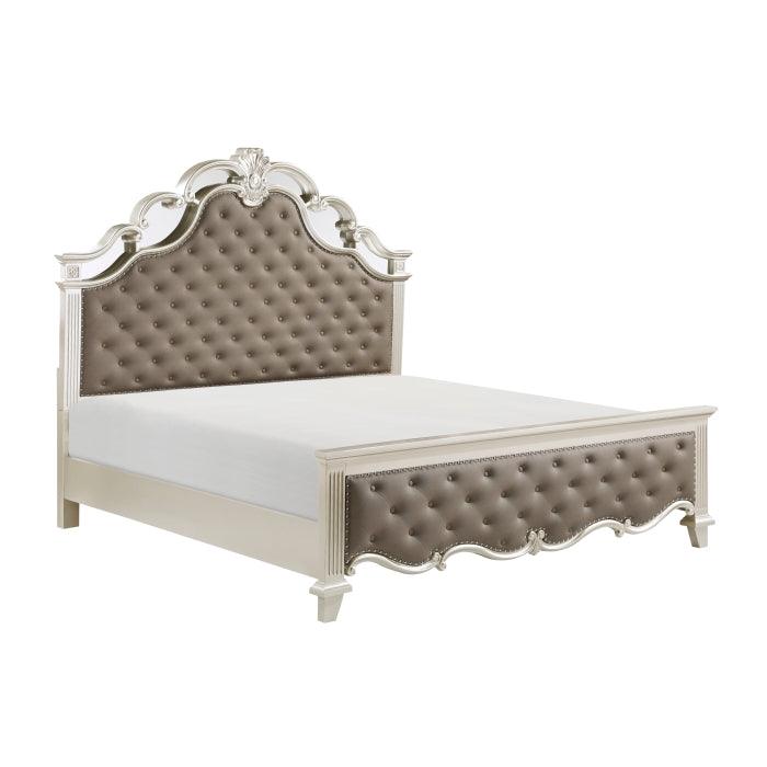 Homelegance - Ever 3 Piece Eastern King Bedroom Set In Champagne - 1429K-1Ek*3