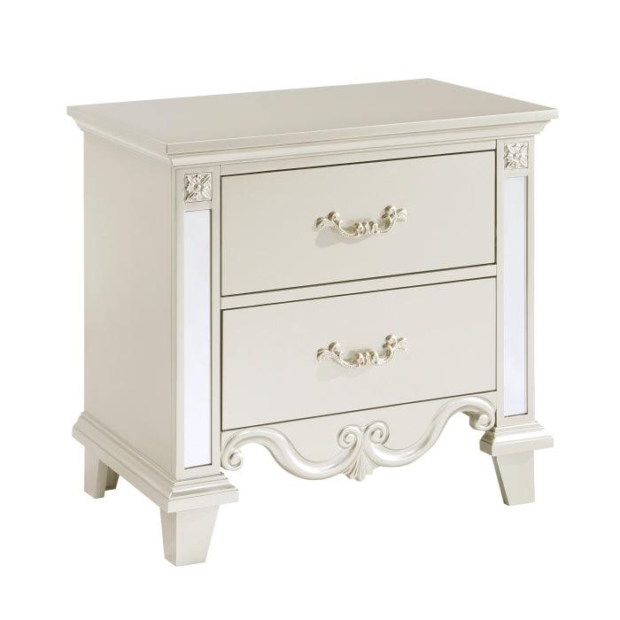Homelegance - Ever 5 Piece Eastern King Bedroom Set In Champagne - 1429K-1Ek*5