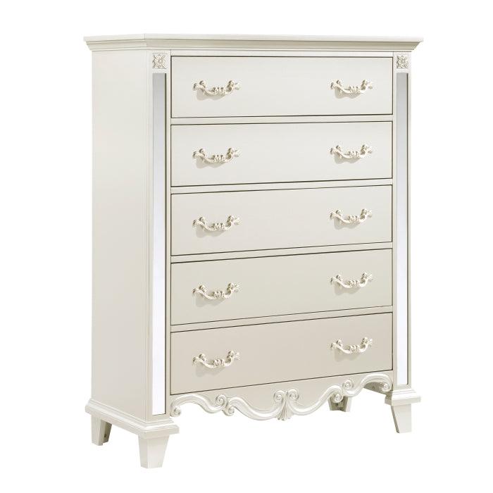 Homelegance - Ever 6 Piece Eastern King Bedroom Set In Champagne - 1429K-1Ek*6
