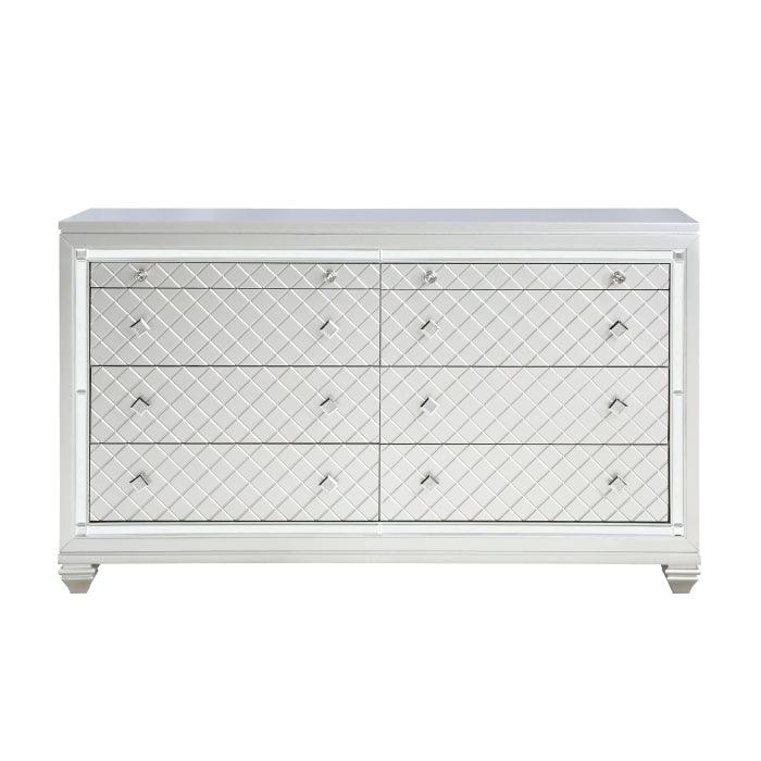 Homelegance - Leesa Dresser In Silver - 1430-5