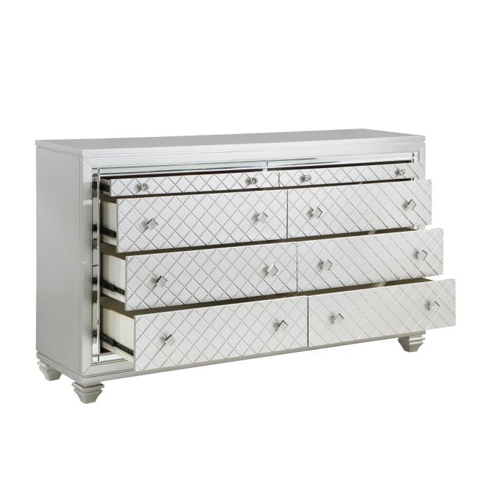 Homelegance - Leesa Dresser In Silver - 1430-5