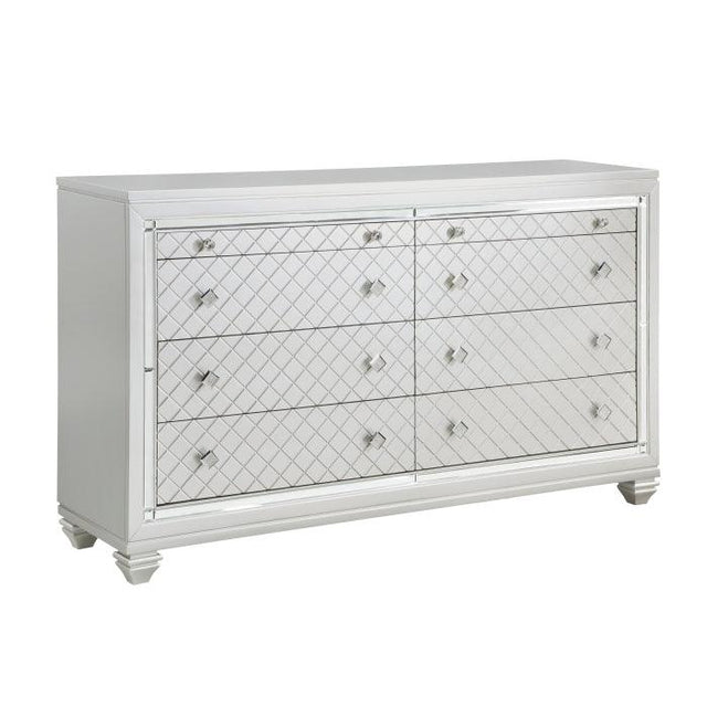 Homelegance - Leesa Dresser In Silver - 1430-5
