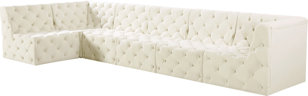 Tuft - Modular Sectional 6 Piece - Cream - Home Elegance USA