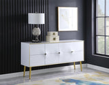 Meridian Furniture - Pop Sideboard | Buffet In White Lacquer - 327