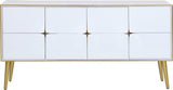 Meridian Furniture - Pop Sideboard | Buffet In White Lacquer - 327