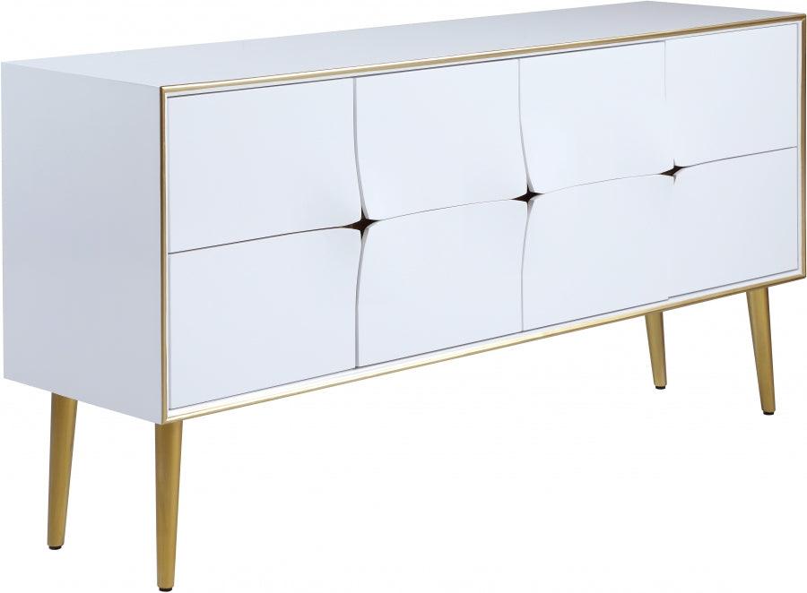 Meridian Furniture - Pop Sideboard | Buffet In White Lacquer - 327