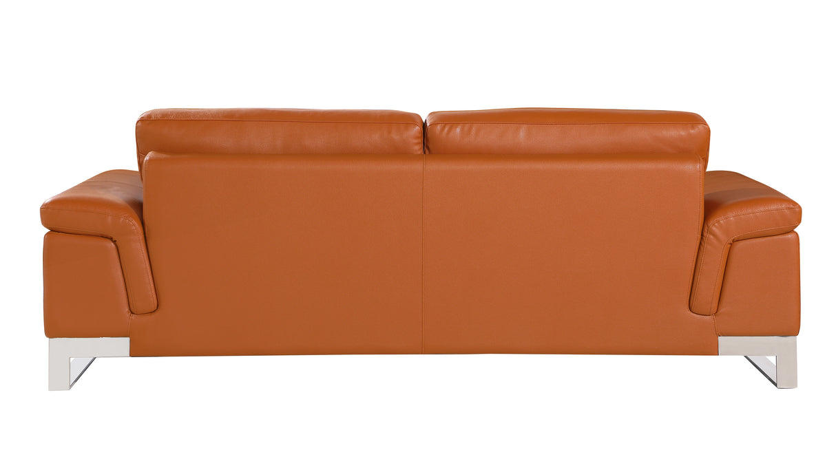 Top Grain Italian Leather Sofa Home Elegance USA