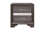 Homelegance - Luster 5 Piece Eastern King Platform Bedroom Set In Gray - 1505K-1Ek-5Set