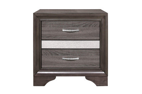 Luster 3 Piece Eastern King Platform Bedroom Set In Gray 1505K-1Ek-3Set | Homelegance