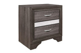 Homelegance - Luster 3 Piece Eastern King Platform Bedroom Set In Gray - 1505K-1Ek-3Set