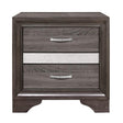 Luster Night Stand In Gray 1505-4 | Homelegance