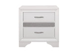 Homelegance - Luster 6 Piece Queen Platform Bedroom Set In White - 1505W-1-6Set