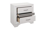 Homelegance - Luster 6 Piece Queen Platform Bedroom Set In White - 1505W-1-6Set