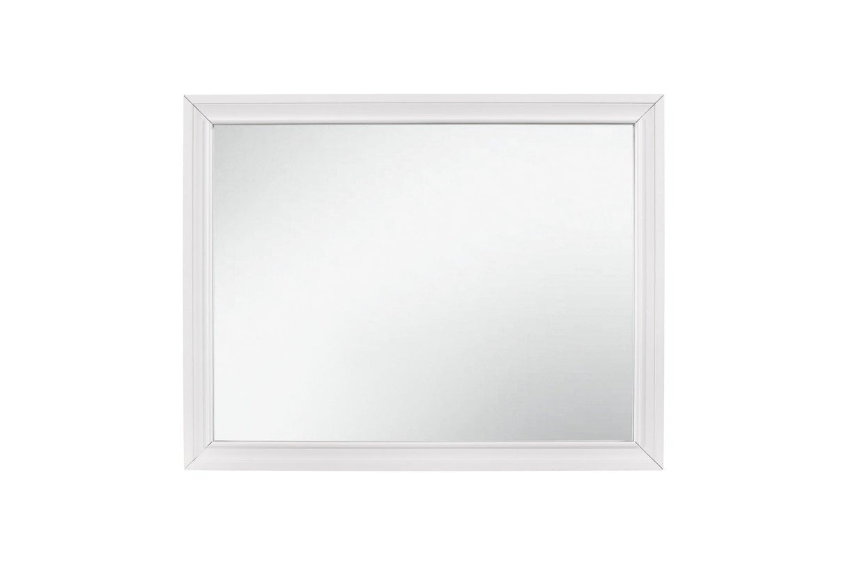 Homelegance - Luster Dresser And Mirror In White - 1505W-6