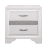 Homelegance - Luster Night Stand In White - 1505W-4